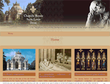 Tablet Screenshot of chapelle-royale-dreux.com
